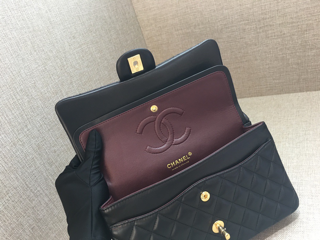 Classic Handbag Lambskin Black
