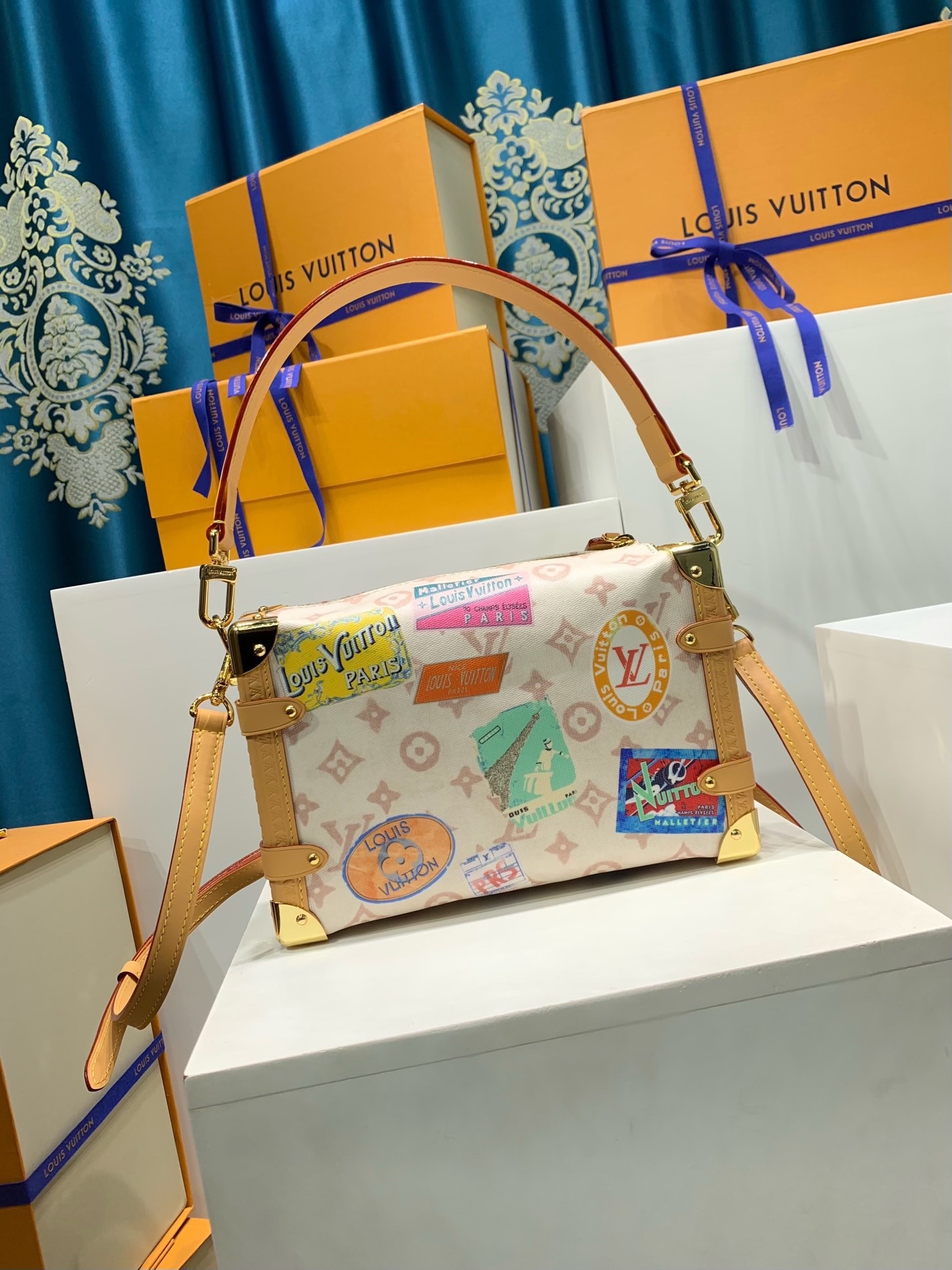 LOUIS VUITTON M14606 Side Trunk MM Bag